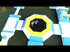 TÜV-Zertifikat aufblasbares schwimmendes Wassertrampolin für den See