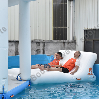 Inflatable Floating Island With Water Trampoline